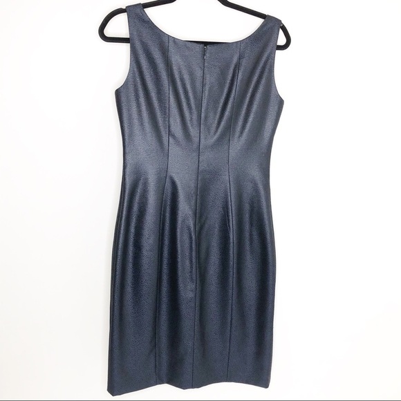 Elie Tahari Navy Blue Sheath Dress - Picture 2 of 6